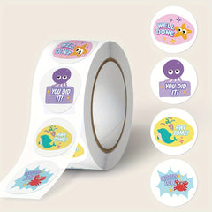 Reward Stickers 500 Sheets - Ocean Animal Award Stickers