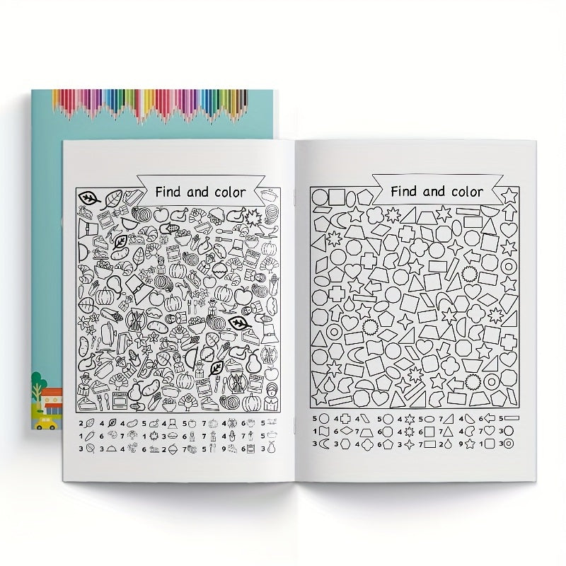 Interactive Hidden Items Book for Kids - Enhance Focus & Observation
