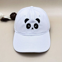 Panda Embroidery Baseball Cap Casual Dad Hat Adjustable Sun Hat