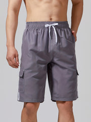 Tropical Swim Trunk Beach Shorts Men's Swimwear - Quick Drying