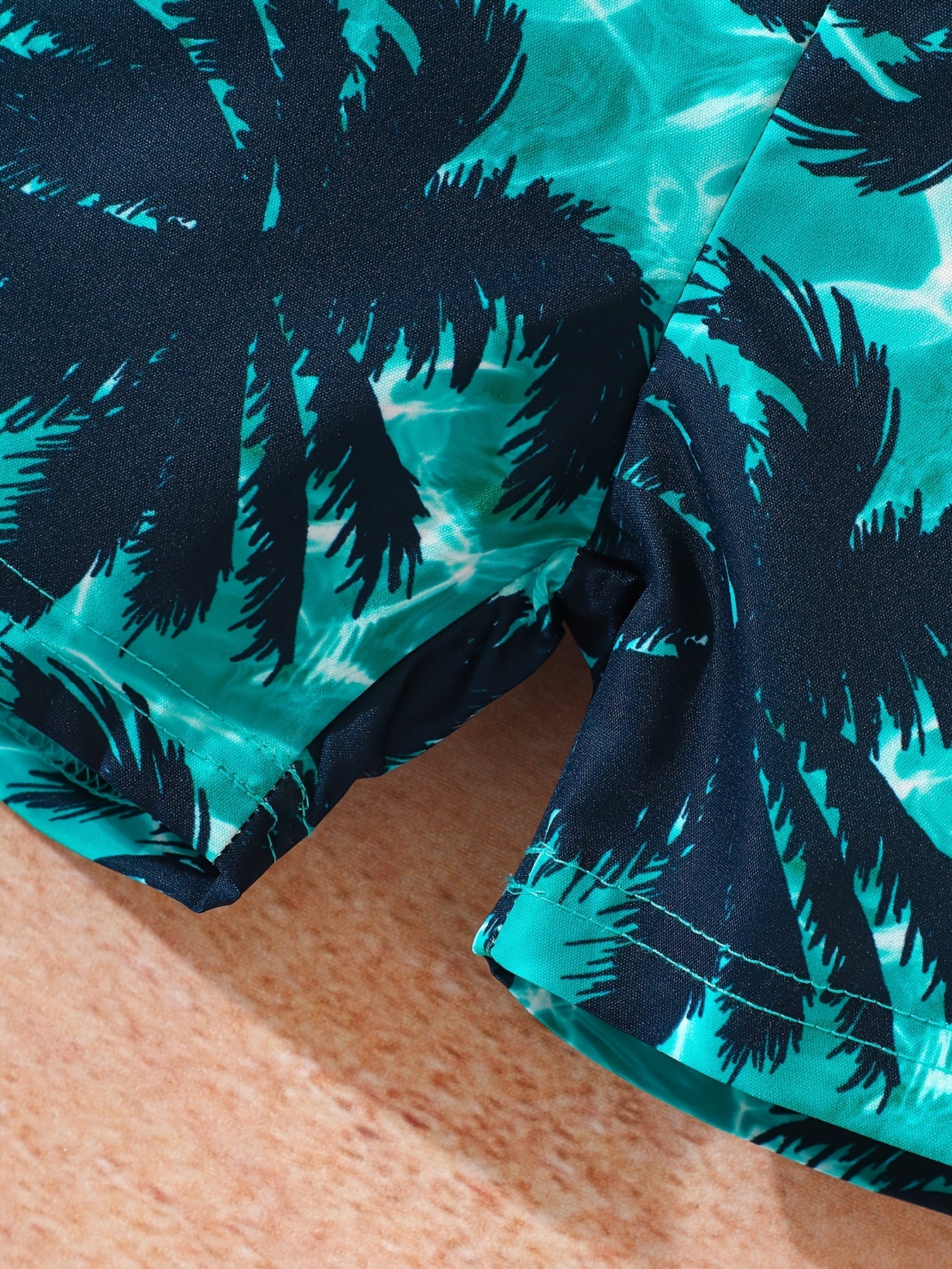 Boys Coconut Trees Casual Shorts for Vacation Beach