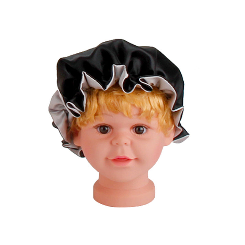 Baby Satin Bonnet Elastic Sleeping Cap for Toddler Boys and Girls
