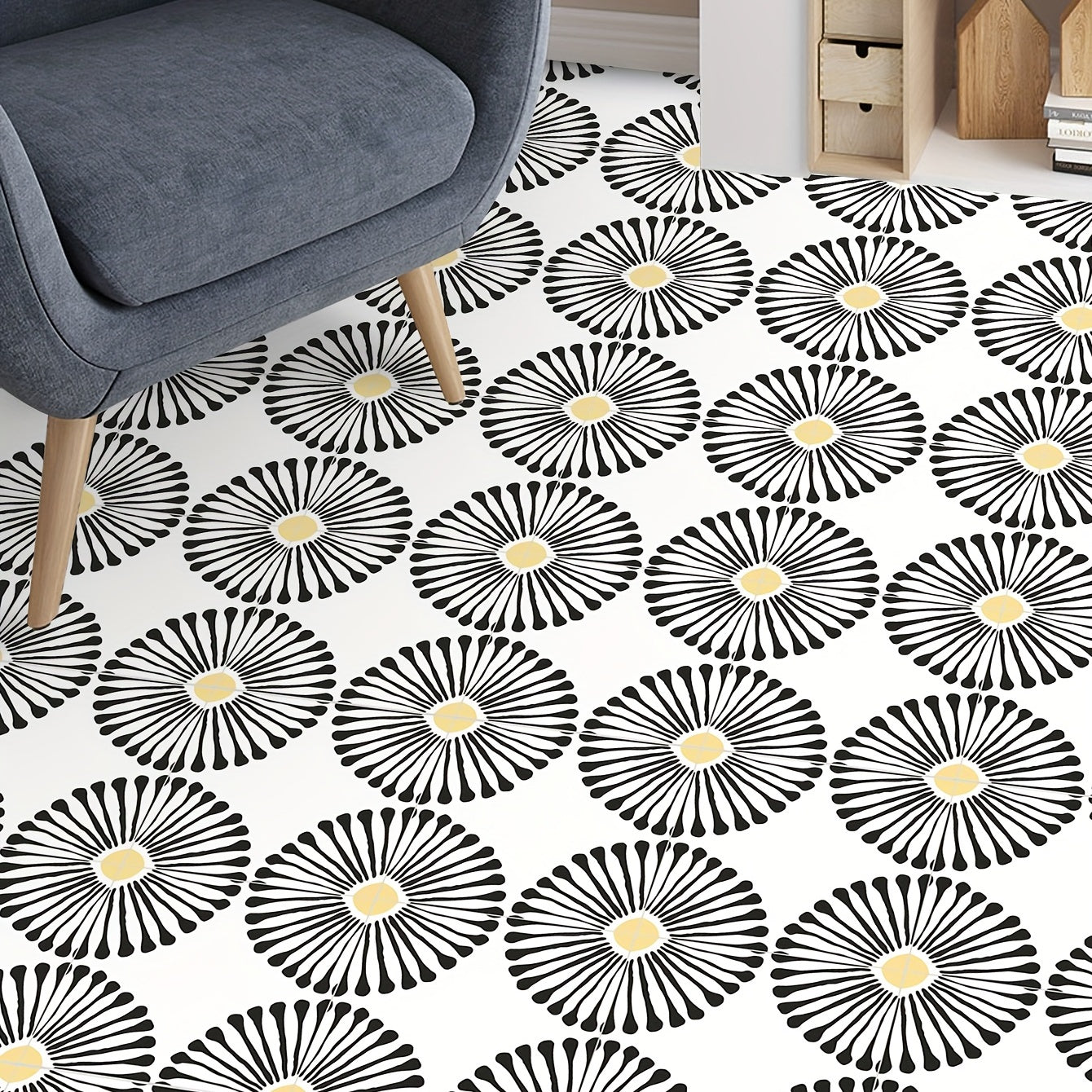 Moroccan Mosaic Look Self Adhesive PVC Tile