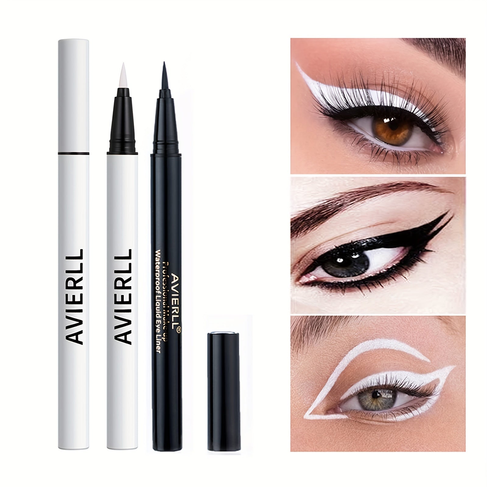 AVIERLL Waterproof Liquid Eyeliner Long Lasting Smudgeproof Makeup Pen