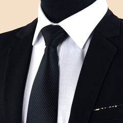 Men's Casual Striped Necktie For Wedding