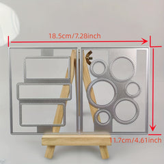 1Pc Pattern Metal Cutting Dies for DIY Crafts Embossing Die C