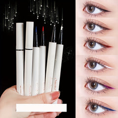 6 Colorful Long Lasting Eyeliner Pens Fast Drying Waterproof & Smudge Proof