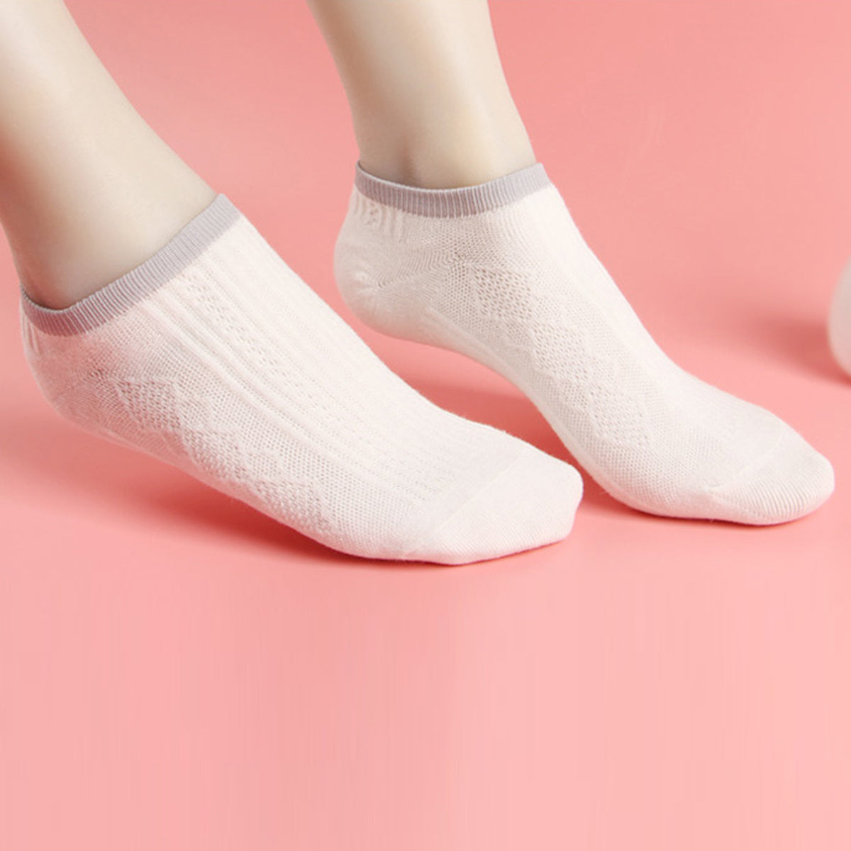 5 Pairs Pastel Women's Ankle Socks