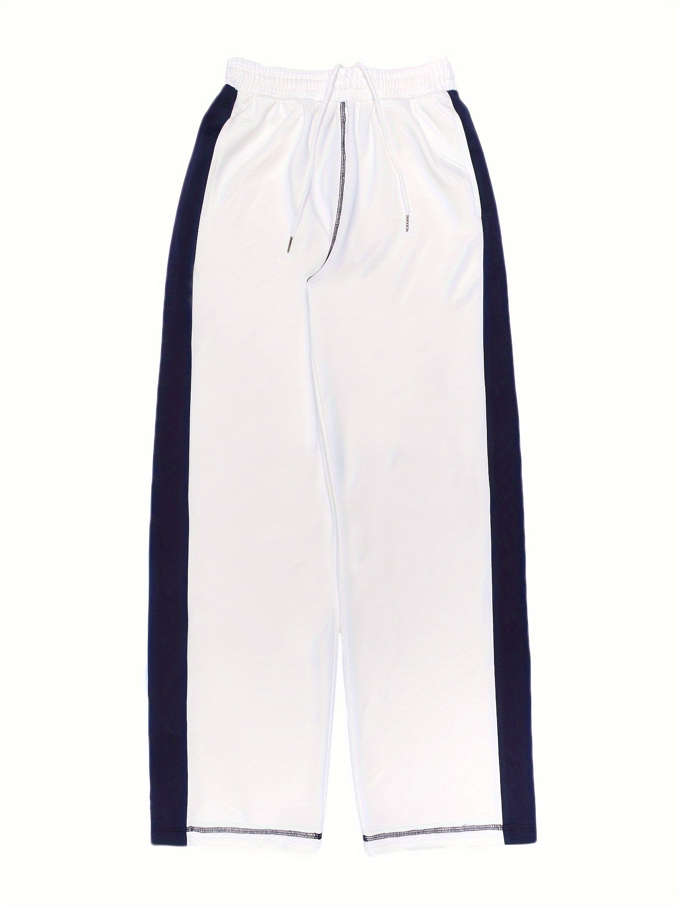 Striped Dual Drawstring Pants for Fall & Winter