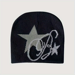 Fashionable Windproof Knit Beanie Hat Autumn Winter Warm Ski Cold Hat Men Women
