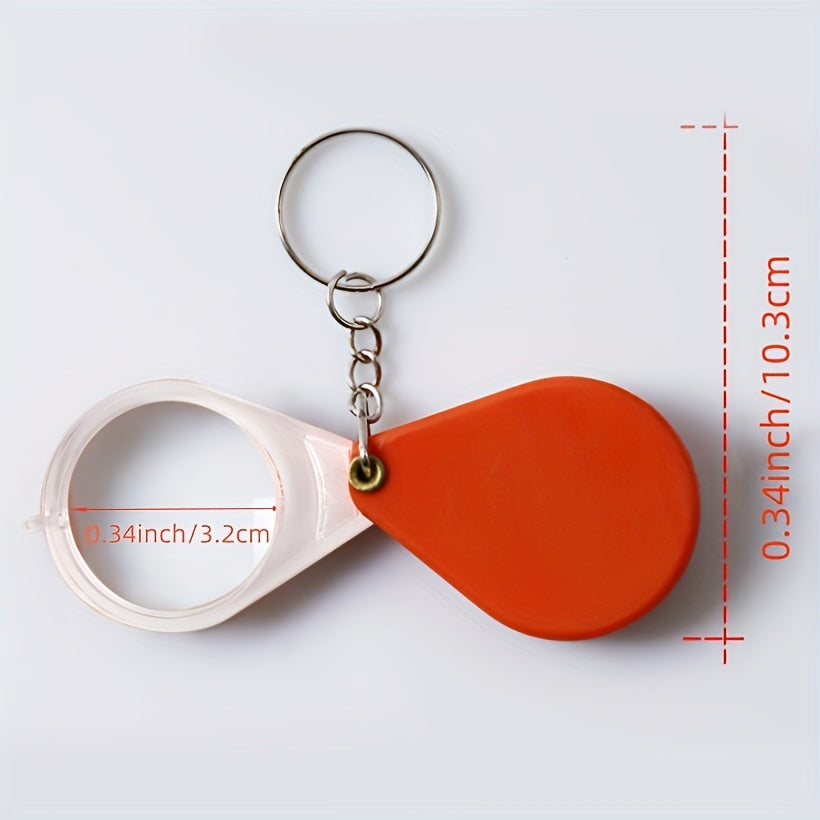Foldable Keychain Magnifying Glass for Senior and Teen Reading
