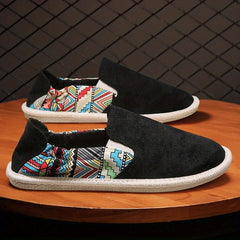 Men's Slip On Canvas Shoes Non Slip Sneakers