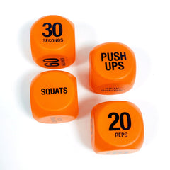 2pcs Fitness Decision Dices Workout Auxiliary Equipment