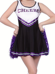 Classic Cheerleader Dress Cheer Uniform For Cheerleading Dancing Performance