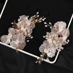 Faux Pearl Crystal Wedding Hair Clip