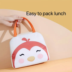 Kids Cartoon Animal Tote Bag Insulated Lunch Bag