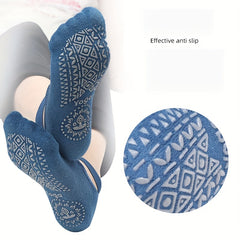 Women's Thick Cotton Yoga Socks Non-slip Breathable Dance Pilates Socks