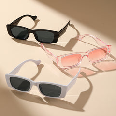 Y2K Rectangle Sunglasses UV400 Sun Shades for Driving Beach Travel