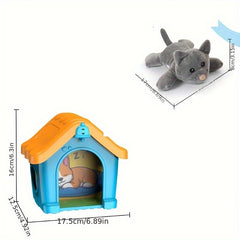Interactive Pet House Playset for Kids Home Pretend Play Toy Gift Boys Girls