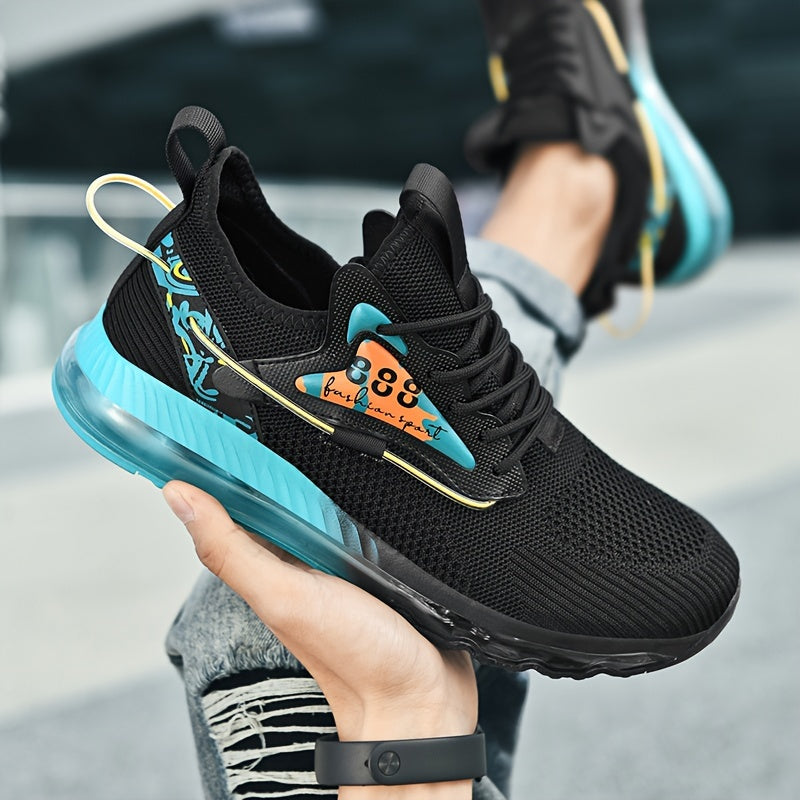Men's Breathable Running Shoes Shock Absorption Non Slip Sneakers