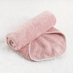 Soft Coral Fleece Towel for Home Bathroom, Absorbent Skin-Friendly Face Towel