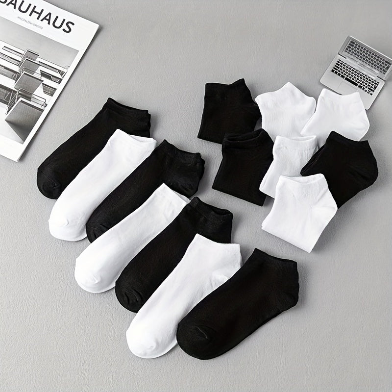 14 Pairs Soft Low Cut Ankle Socks Women's Stockings & Hosiery