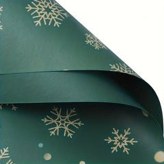 7pcs Christmas Wrapping Paper Flower Gift Bouquet Packaging