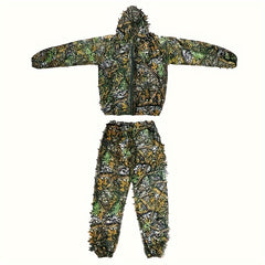 3D Leafy Camouflage Ghillie Suit For Height 110