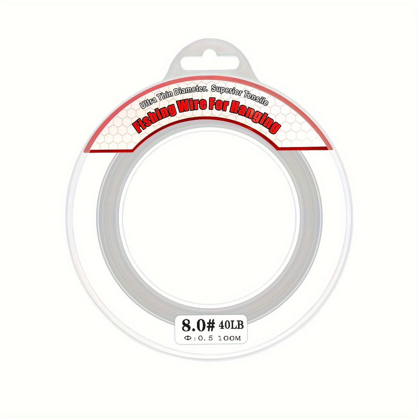 Clear Fishing Wire Monofilament Line 97m Strong Nylon String Supports 68KG