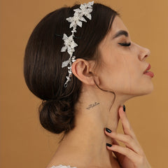 Faux Pearl Flower Headband Wedding Hair Accessories