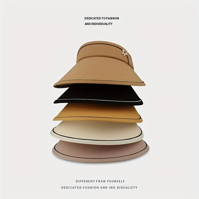 Wide Brim Visor Hat UV Protection Sun Hat