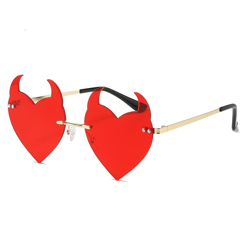 Abnormal Party Rimless Sunglasses for Women