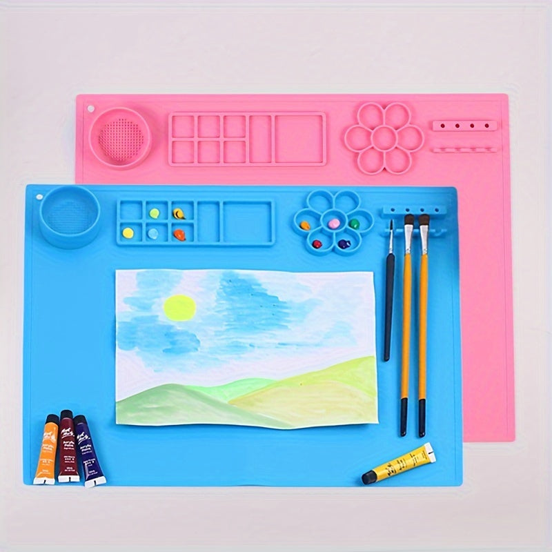 Silicone Painting Pad for DIY Resin Craft Making Casting