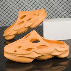 Men's Lightweight Non slip Slides Slippers - Indoor Outdoor House Shoes
