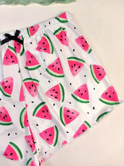 Watermelon Print Pajama Set for Women
