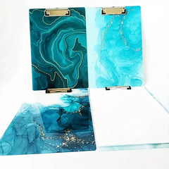 Light Abstract A4 File Folder Board Waterproof