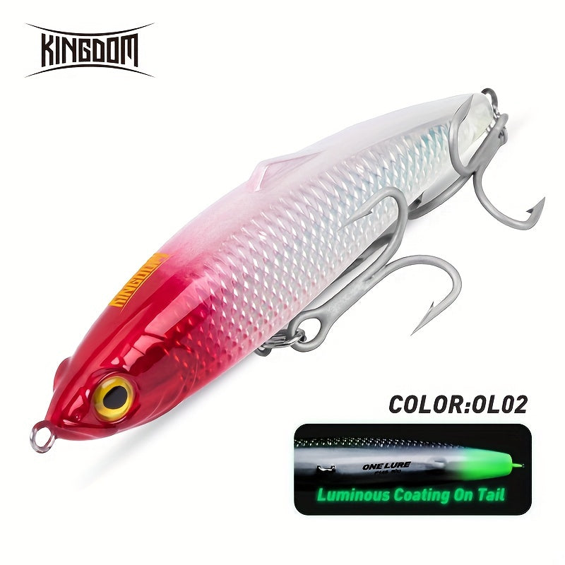 Kingdom Glow Coated Trolling Tuna Fishing Lures 120/150mm