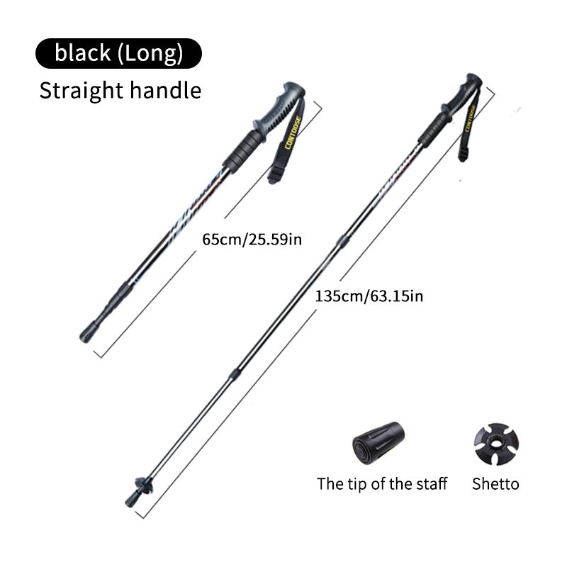 Ultra Lite Telescopic Mountaineering Pole for Hiking & Climbing