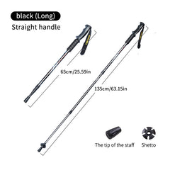 Ultra Lite Telescopic Mountaineering Pole for Hiking & Climbing
