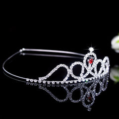 Rhinestone Queen Crown Tiara Headband Bridal Wedding Hair Accessories