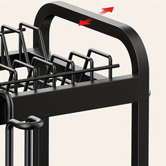 2 Tier Dish Drying Rack with Drain Hole & Utensil Holder