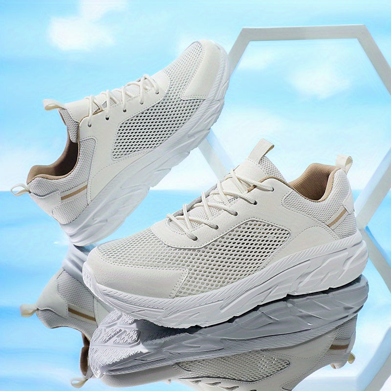 Men's Breathable Lace Up Mesh Sneakers Casual Running Shoes