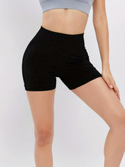 High Waist Sexy Sports Leggings Solid Biker Shorts Women's Activewear