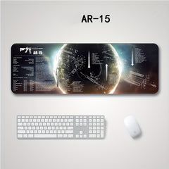 Non Slip PU Leather Desk Blotter Gun Cleaning Mat Desk Pad Protector Mouse Pad