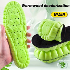 Sports Shock Absorption Insoles High Elastic Comfortable Running Insoles