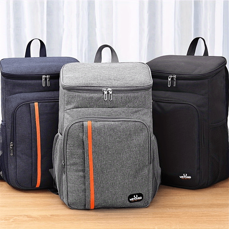 Large Capacity Thermal Backpack Waterproof Picnic Bag Leak-proof Cooling Bag