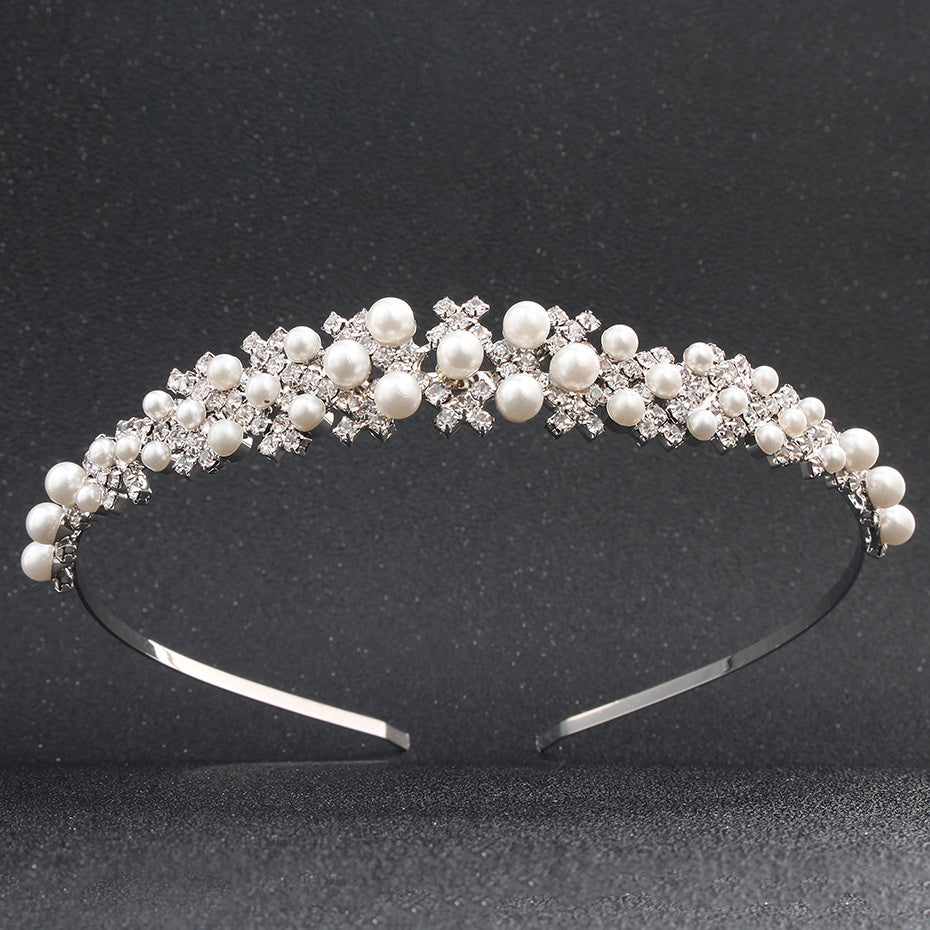 Faux Pearl Rhinestone Hairband Headband Party Favor Decorations