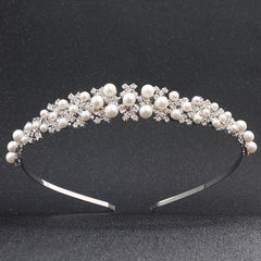 Faux Pearl Rhinestone Hairband Headband Party Favor Decorations