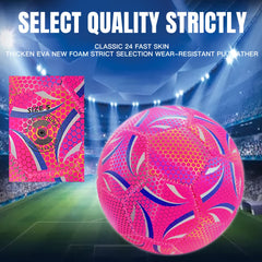 Luminous Reflective Football PU Wear-resistant Competition Training