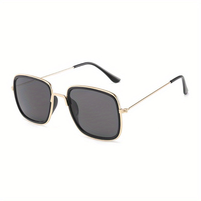 Retro Square Frame Steampunk Sunglasses UV400